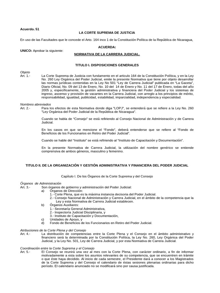 Reglamento Ley de Carrera Judicial | PDF | Judicaturas | Apelación