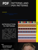 Lesson 4 Frieze Patterns | PDF | Pattern | Symmetry