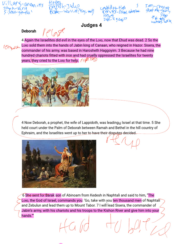 Judges 4 Pdf Ancient Israel And Judah Ancient Peoples Of The Near