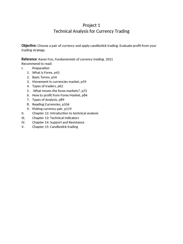 Currency Trading Technical Analysis Guide | PDF