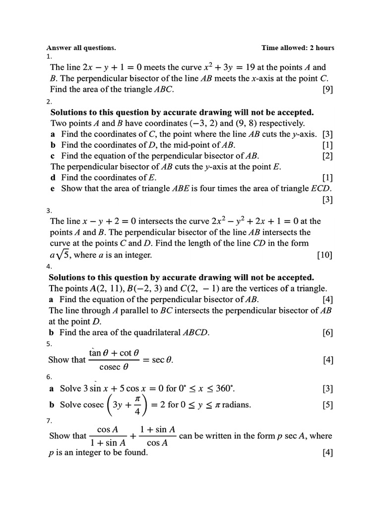 CH 5 & 6 End Test | PDF
