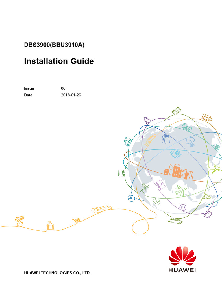 DBS3900(BBU3910A) Installation Guide(06)(PDF)-EN | PDF | Trademark ...