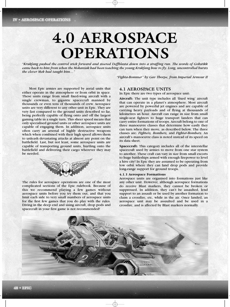 4.0 Aerospace Operations | PDF | Interceptor Aircraft | Anti Aircraft ...