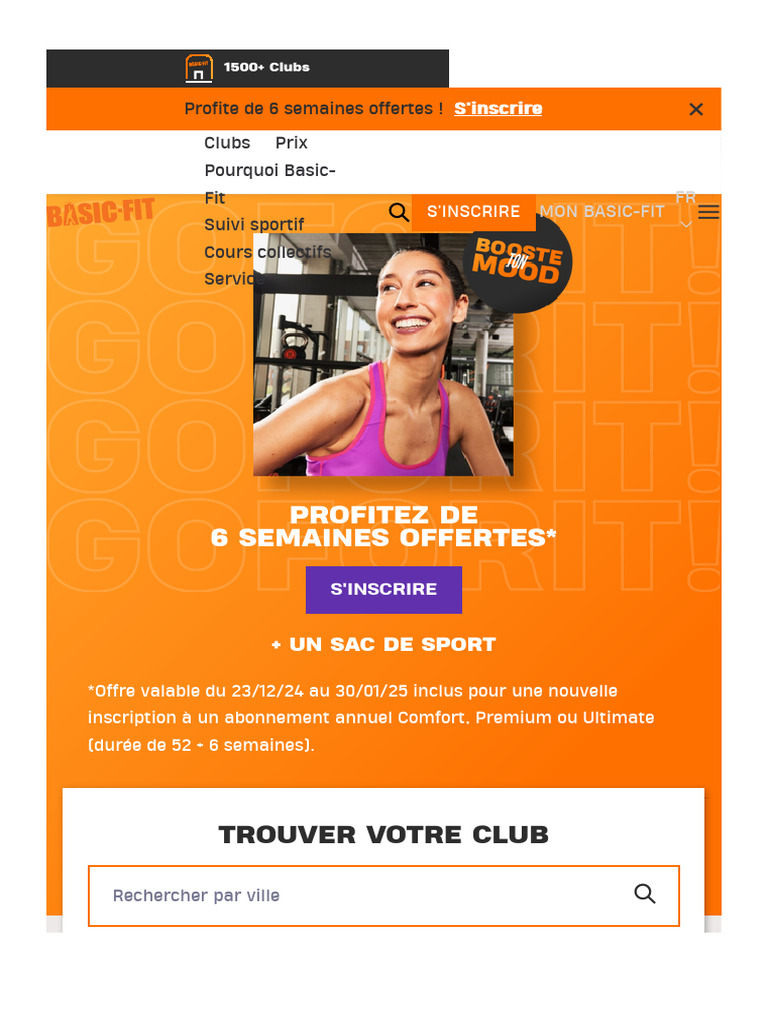 6 Semaines Gratuites chez Basic-Fit | PDF