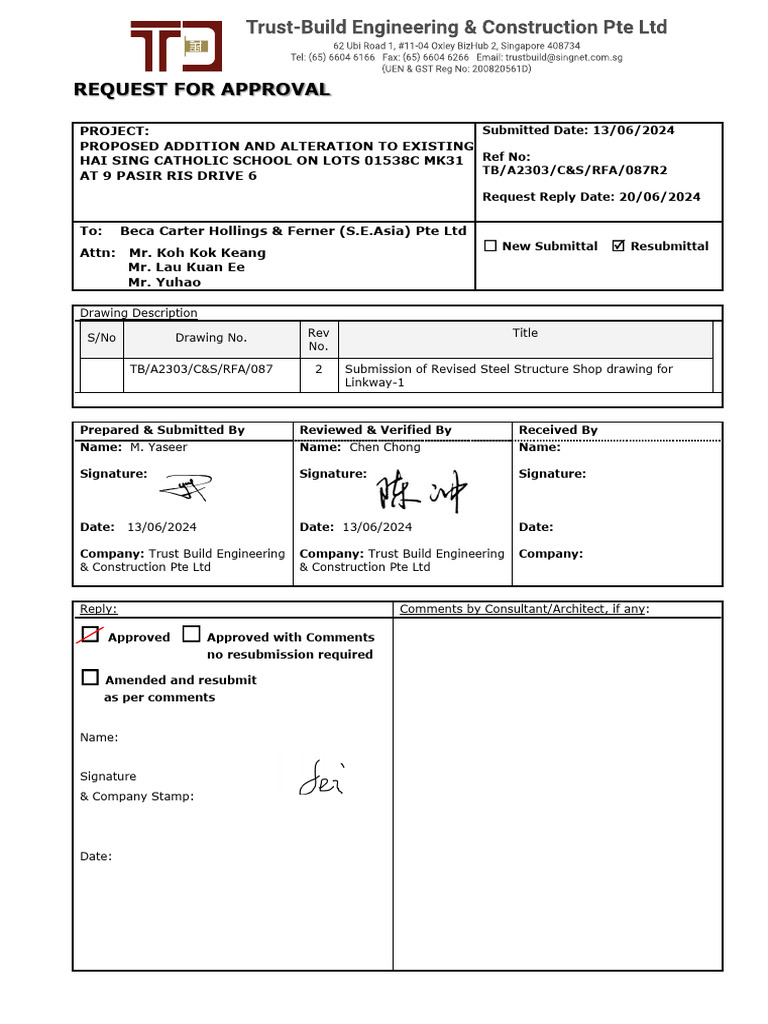 School Construction Approval Request | PDF | Drawing | Design
