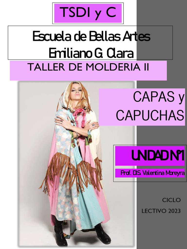 Molde de Capucha y Capa Fácil | PDF | Ropa | Moda