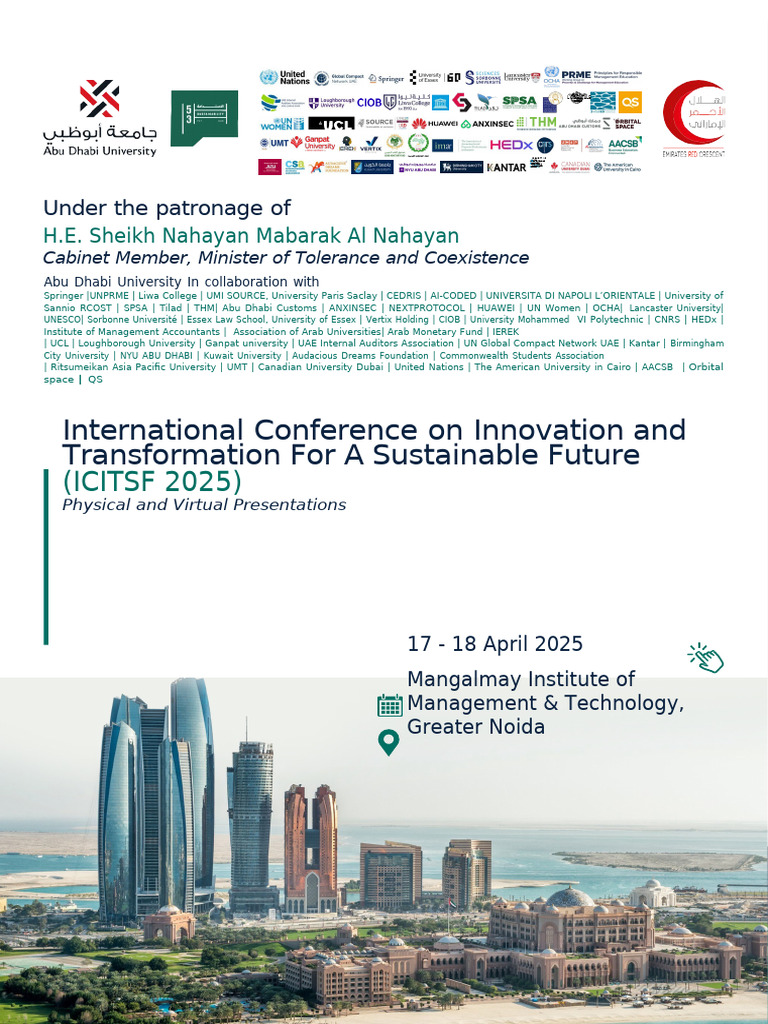 2nd International Conference On Sustainable Futures | PDF ...