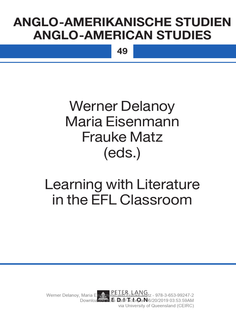 Literature Learning in EFL Contexts | PDF | Learning | Empathy