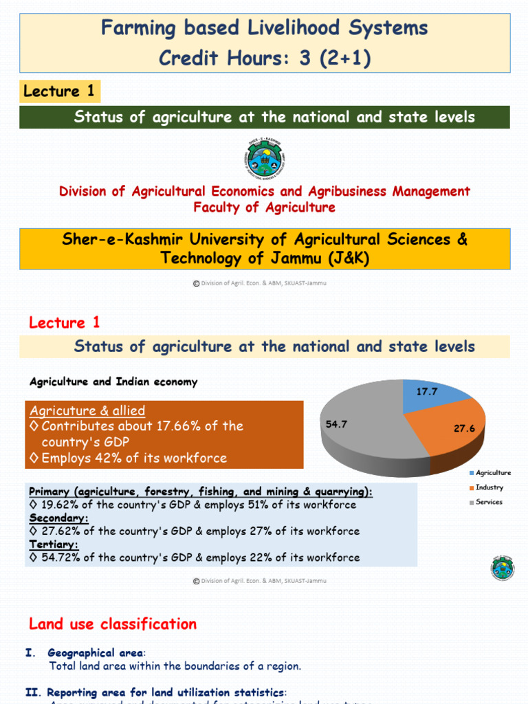 Overview of Indian Agricultural Systems | PDF | Agriculture ...