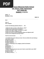 Computer Operator Practical Exam PowerPoint Questions Collection | PDF ...