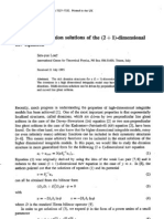 Sen-yue Lou- Generalized dromion solutions of the (2+1)-dimensional KdV Equation