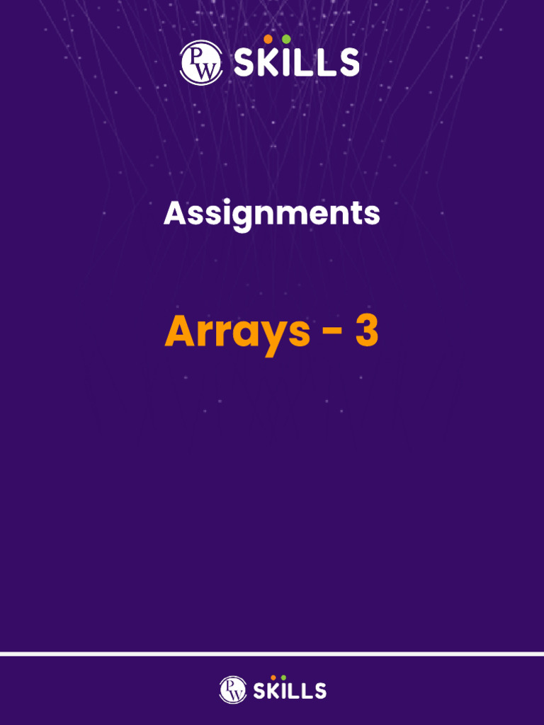 Arrays - 3 (2) | PDF