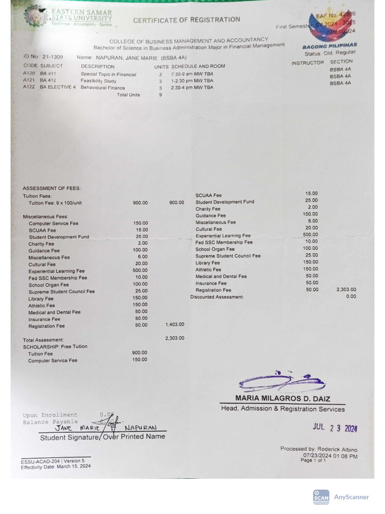 Certificate of Registration | PDF