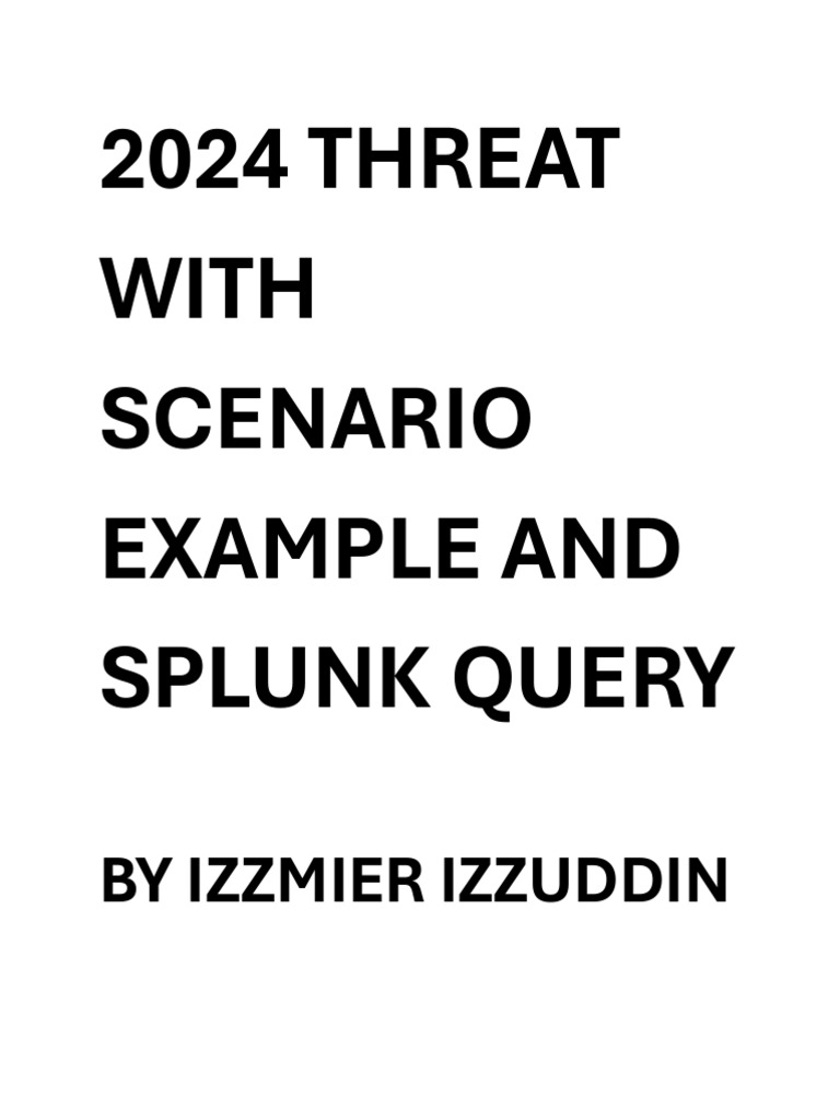 2024 threat with scenario example and splunk query pdf phishing