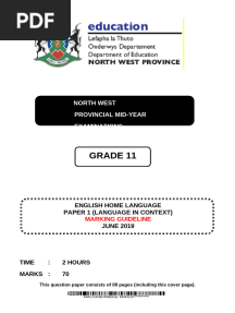 1 English GR 11 HL MEMO Paper 1