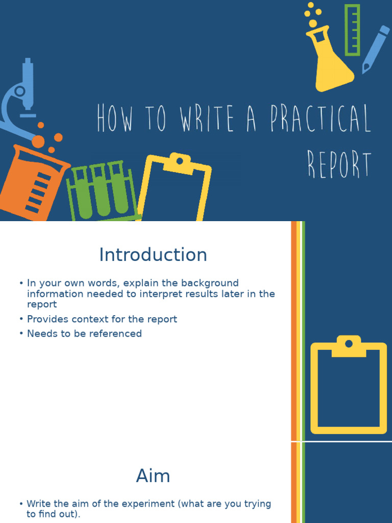 Writing A Practical Report JNR | PDF | Observational Error | Accuracy ...