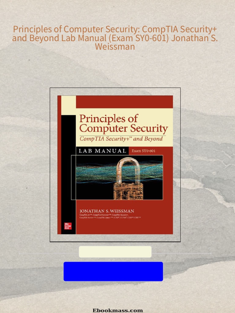 Principles of Computer Security: CompTIA Security+ and Beyond Lab ...