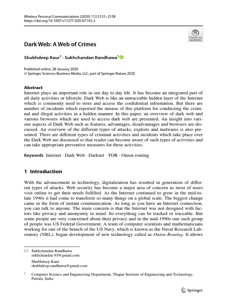 Exploring Dark Web Crimes, Tools, and Security PDF Proxy Server