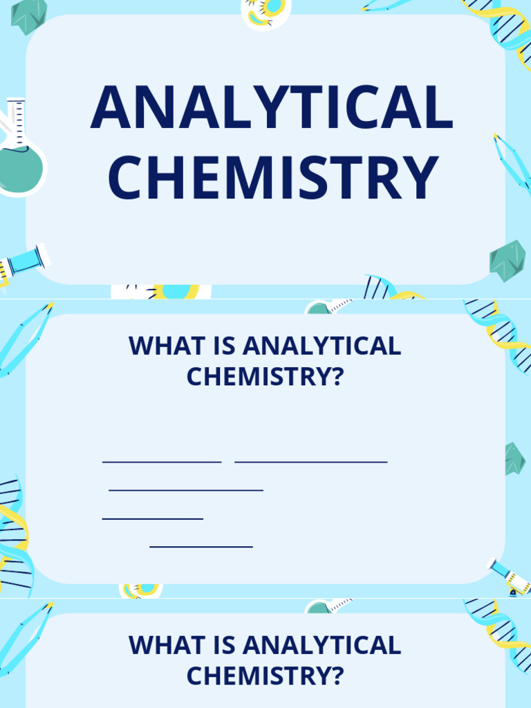 Understanding Analytical Chemistry Basics | PDF | Analytical Chemistry ...