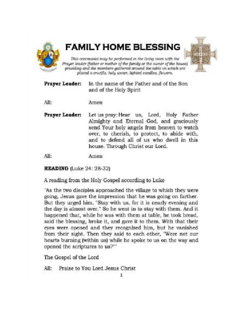 Blessing of Home | PDF