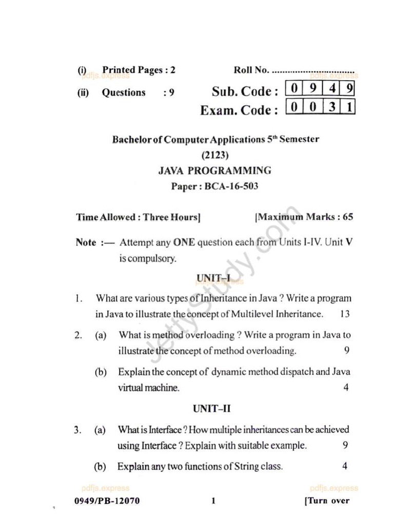 Java OP | PDF