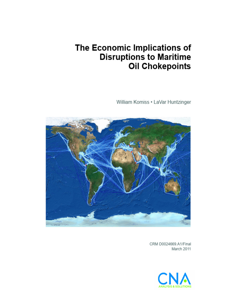 Economic Choke Points | PDF | Strait Of Malacca | Persian Gulf