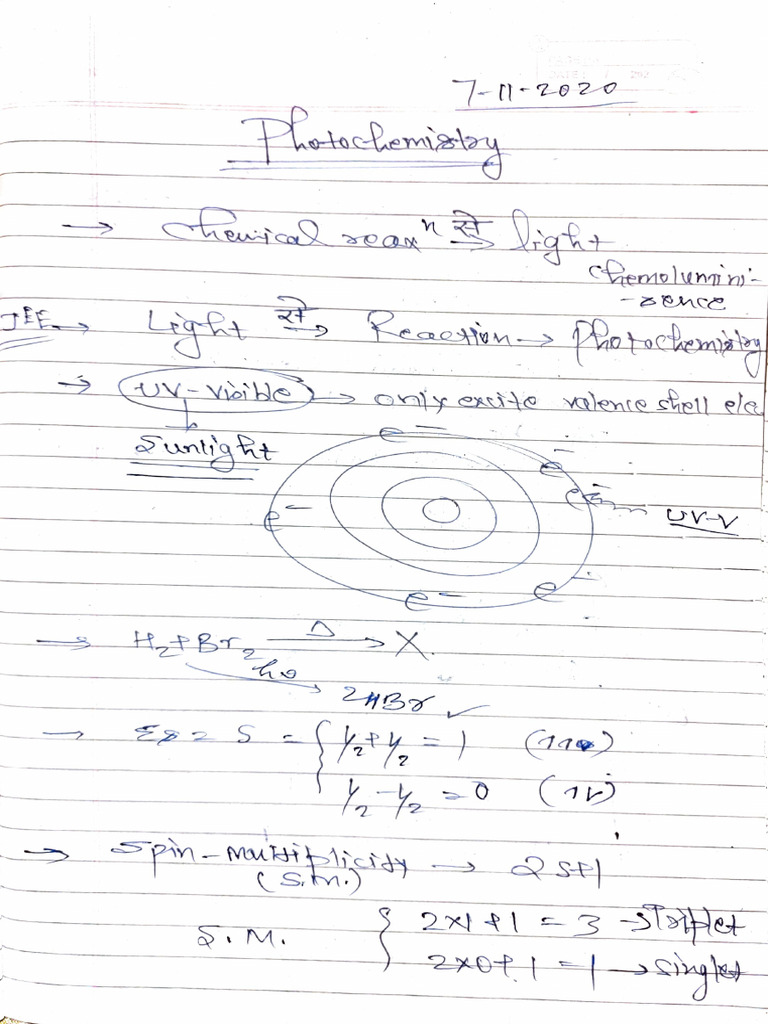 Photo Chemistry | PDF