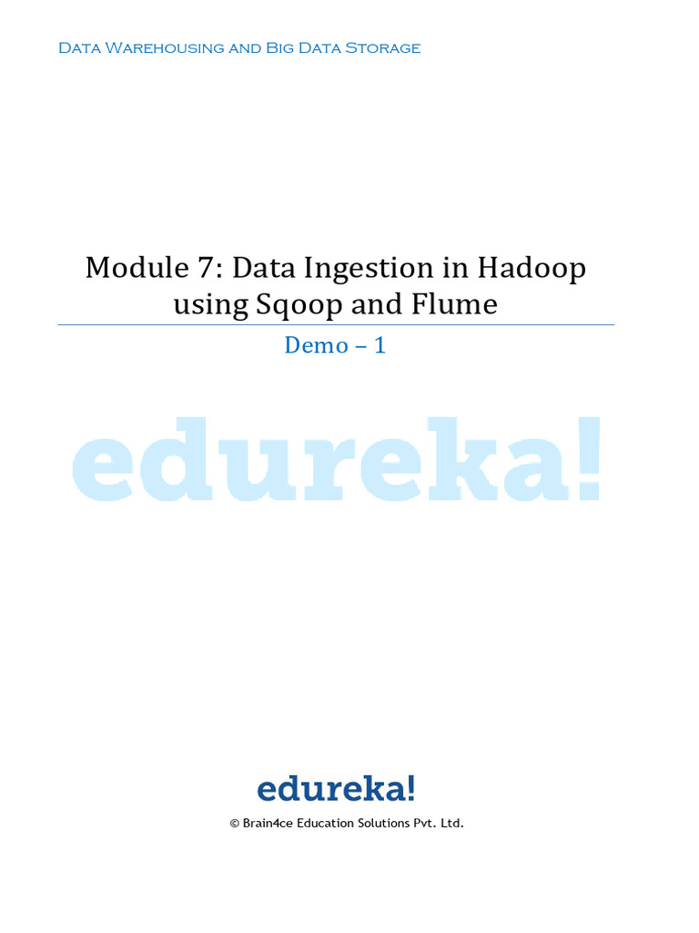 2335 m7 Demo1 v1 Poo Pb2gzwo | PDF | Apache Hadoop | Comma Separated Values