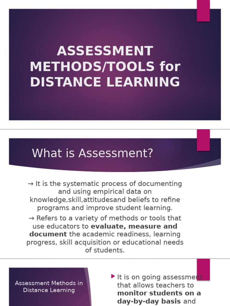 Assessment Method | PDF | Educational Assessment | Cognition