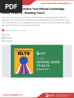 Cambridge IELTS 19 Reading Test 3 Answers | PDF | Peat | Wetland
