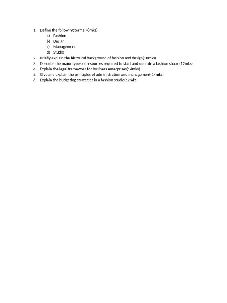 Define The Following Terms | PDF