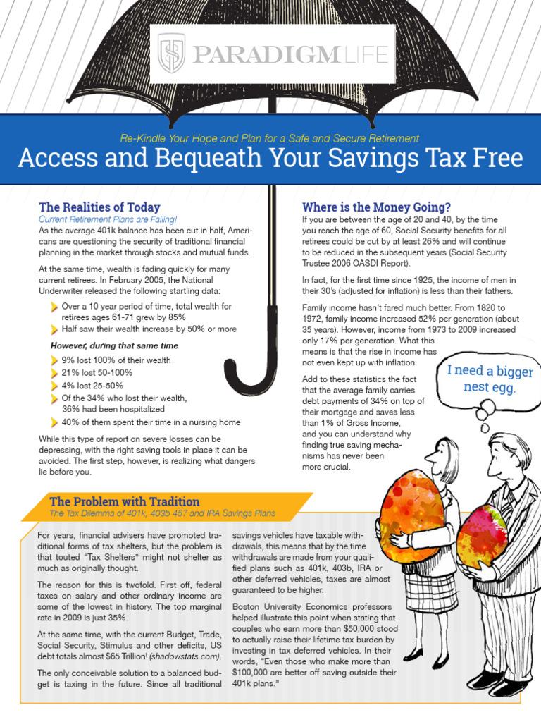 Secure Your Retirement Savings | PDF | 401(K) | Social Security (United ...