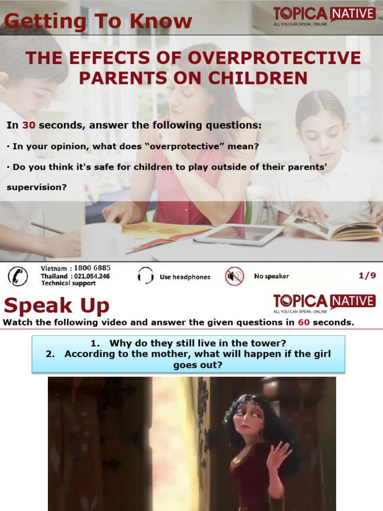 23.03 .2016 IO The Effects of Overprotective Parents On Children | PDF