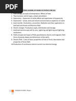 SS1 Physics Scheme of Work: Term 1 | PDF | Force | Physical Phenomena