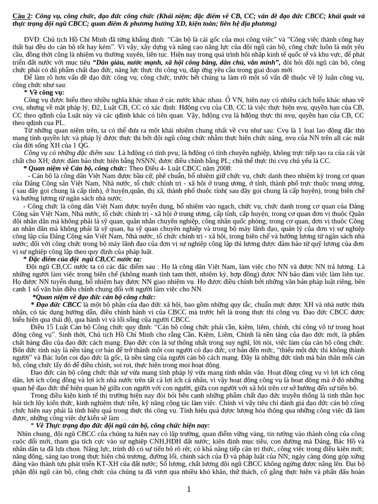 Cong Vu CC-DD CVCC | PDF