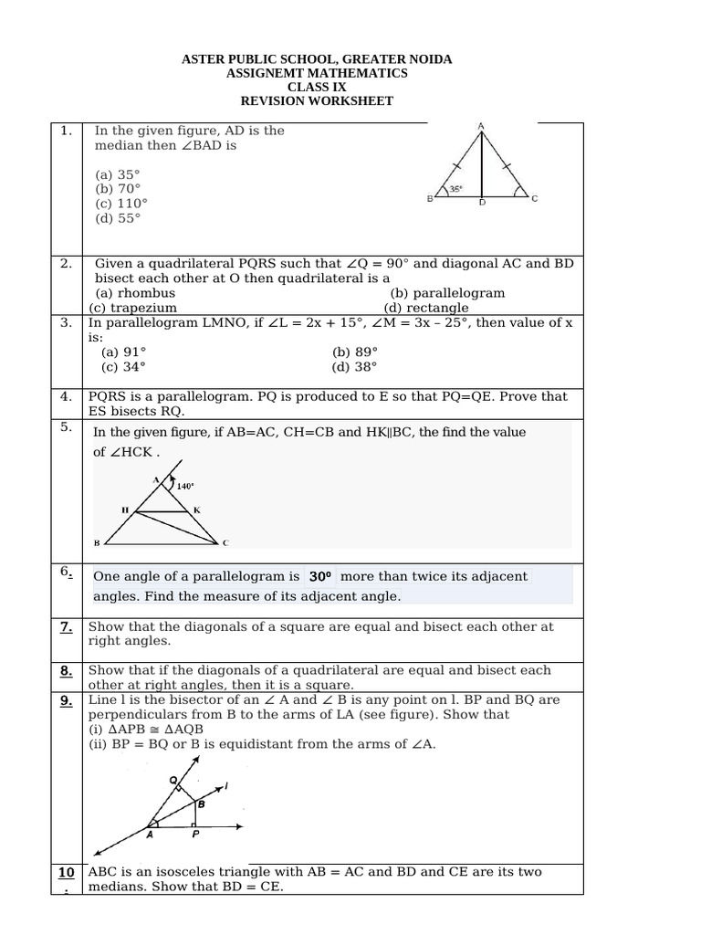 REVISION WORKSHEET (CH 7,8) | PDF