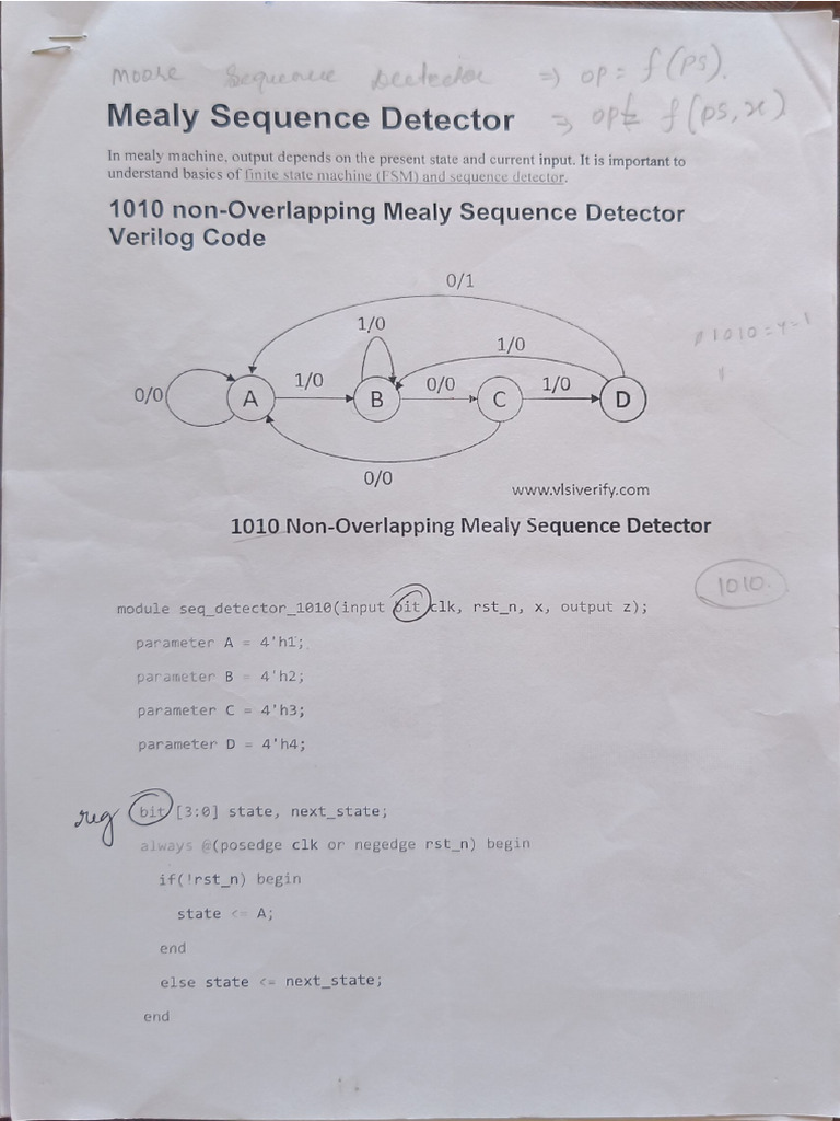 Sequence Detector 2 | PDF