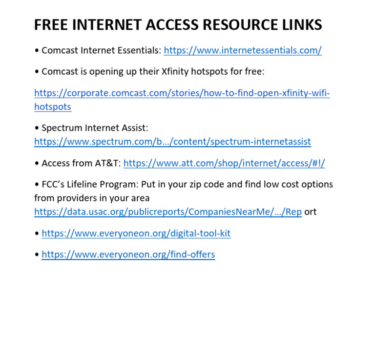 Free Internet Resources 2 | PDF