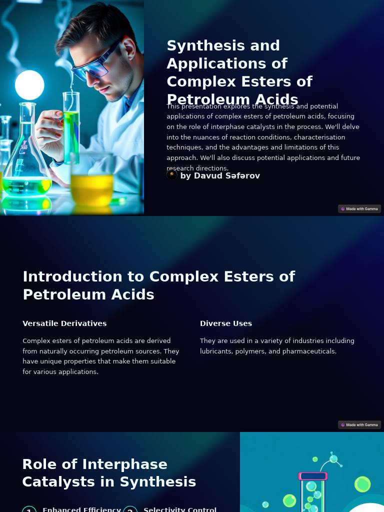 Synthesis-and-Applications-of-Complex-Esters-of-Petroleum-Acids | PDF ...
