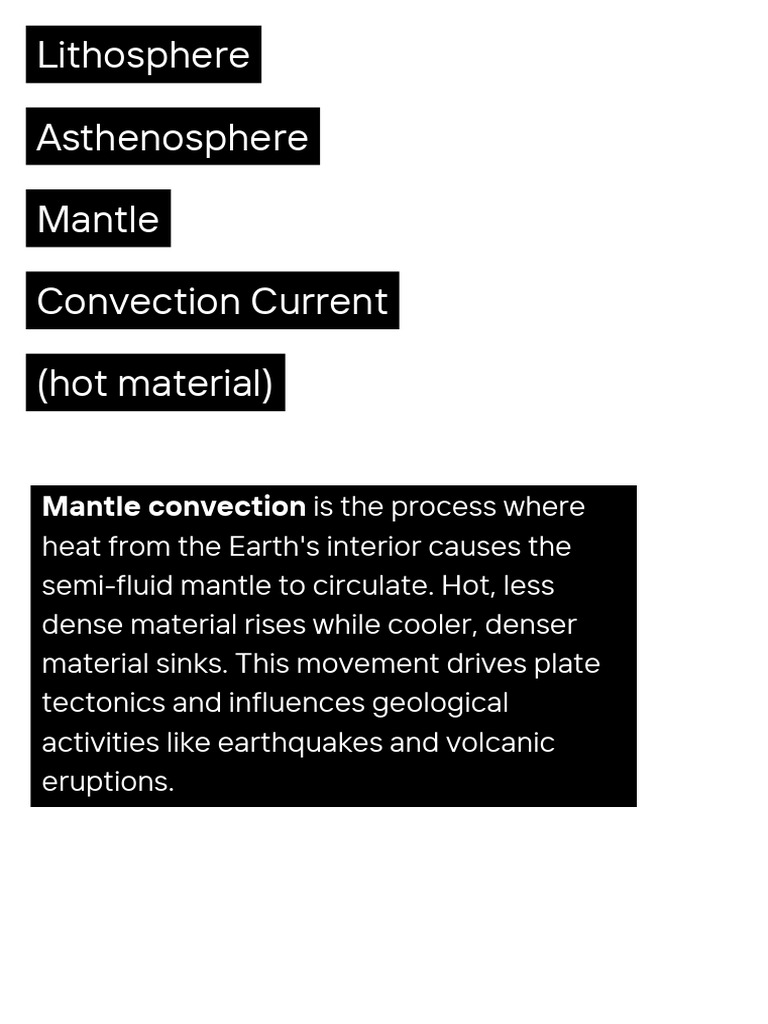 Mantle Convection and Plate Tectonics | PDF
