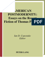 American Post Modernity Essays on the Recent Fiction of Thomas Pynchon