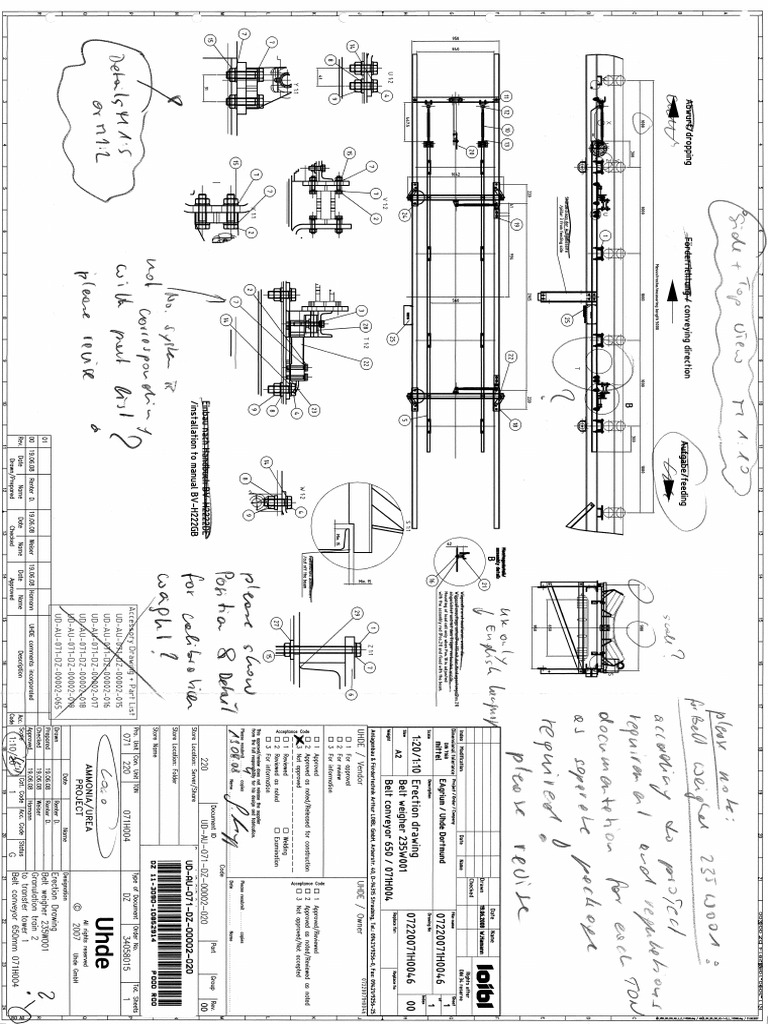 Ud Au 071 DZ 00002 020 - 000 - 00 - g09 Assembly and Erection Seq | PDF