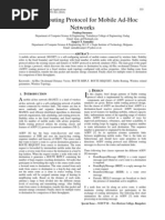 Stable Routing Protocol For Mobile Ad-Hoc Networks