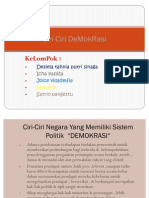 Ciri-Ciri Demokrasi (PKN)