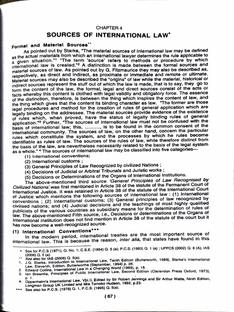 Sources of International Law Explained | PDF | International Law | Treaty