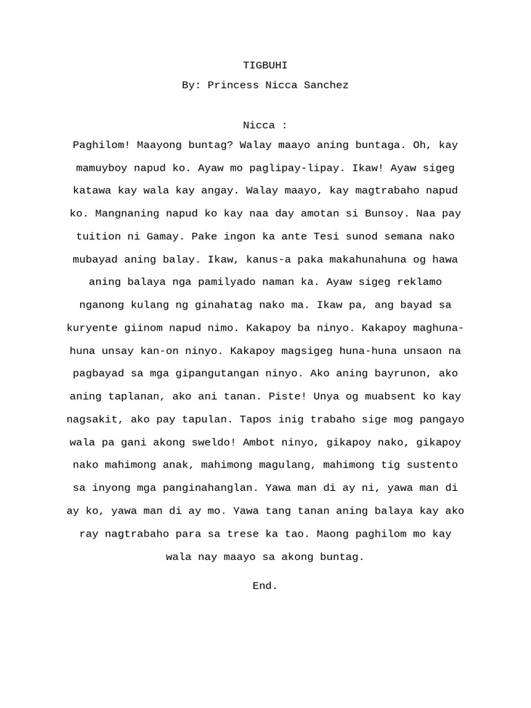Monologue | PDF