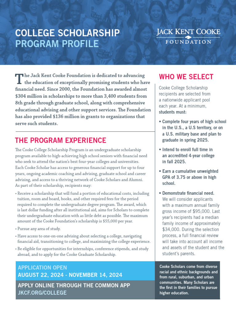 2024 JKCF CS Profile v2 | PDF | College | Student Financial Aid In The ...