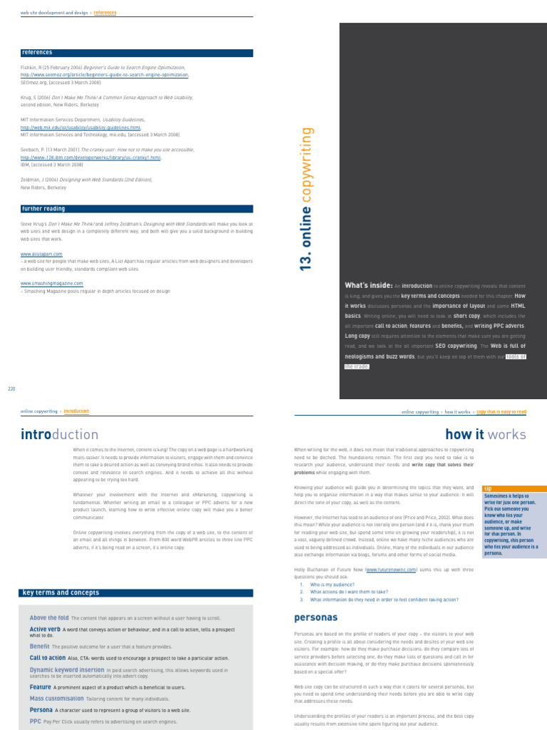 Online Copywriting Essentials Guide | PDF | Search Engine Optimization | Html