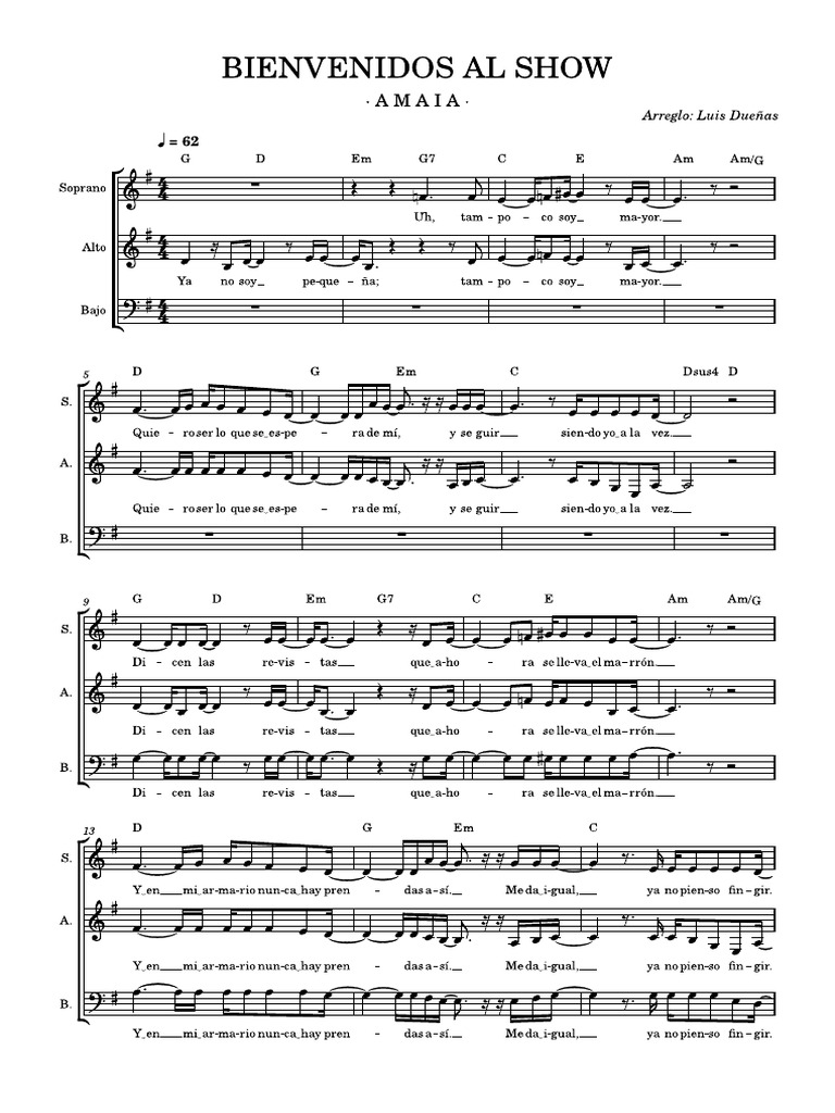 BIENVENIDOS SHOW visual data 3