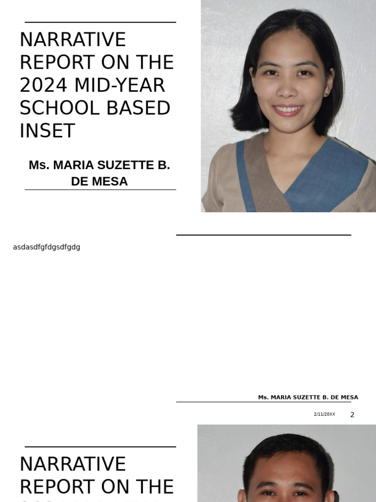 2024 Mid-Year School INSET Report | PDF